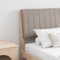 JUNG Vida Gepolstertes Kopfteil Taupe 180 cm Massives Kiefernholz