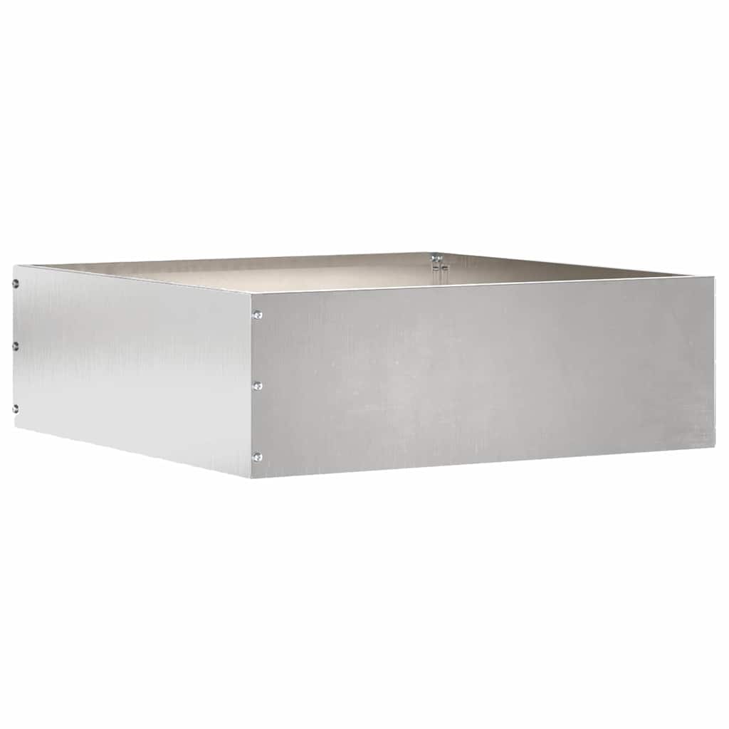 JUNG Vida Raseneinfassung Silber 40 x 40 x 13 cm Edelstahl