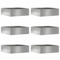 JUNG Vida Raseneinfassung 6 pcs Silber 40 x 40 x 13 cm Verzinkter Stahl