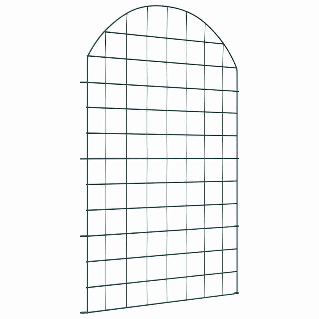 JUNG Vida Teichzaun Set 8 pcs Grün 50 x 80 cm Stahl