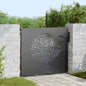JUNG Vida Gartentor Schwarz 85 x 100 cm Pulverbeschichteter Stahl