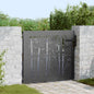 JUNG Vida Gartentor Schwarz 85 x 175 cm Pulverbeschichteter Stahl