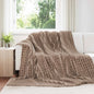 JUNG Vida Überwurfdecke Kamel 240 x 220 cm Fleece