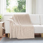 JUNG Vida Wohndecken 6 Stück Beige 200 x 150 cm Fleece