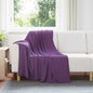 JUNG Vida Überwurfdecke Lila 170 x 130 cm Fleece