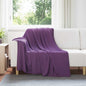 JUNG Vida Überwurfdecke Lila 200 x 150 cm Fleece