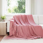 JUNG Vida Überwurfdecke Rosa 270 x 240 cm Fleece