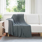 JUNG Vida Wohndecken 6 Stück Dunkelgrau 170 x 130 cm Fleece