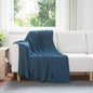 JUNG Vida Wohndecken 6 Stück Marineblau 170 x 130 cm Fleece