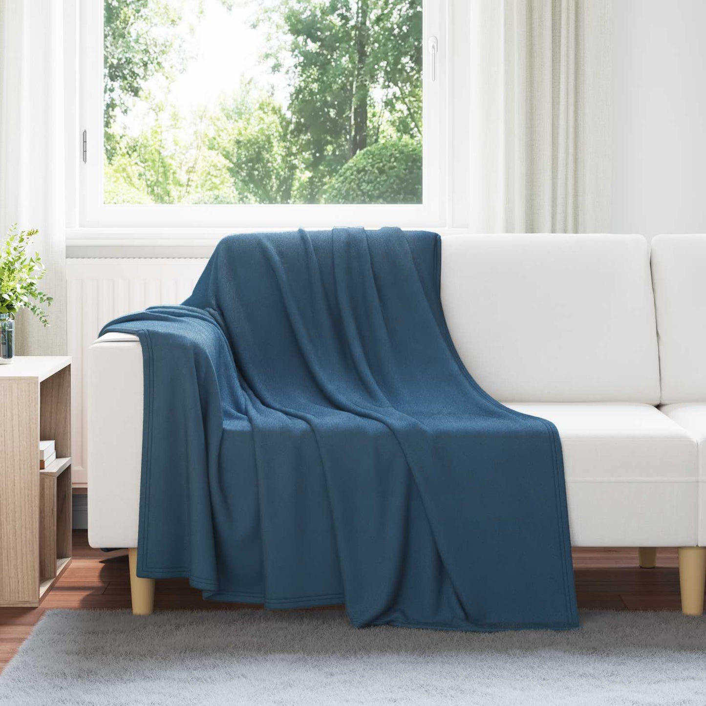 JUNG Vida Wohndecken 24 Stück Marineblau 200 x 150 cm Fleece