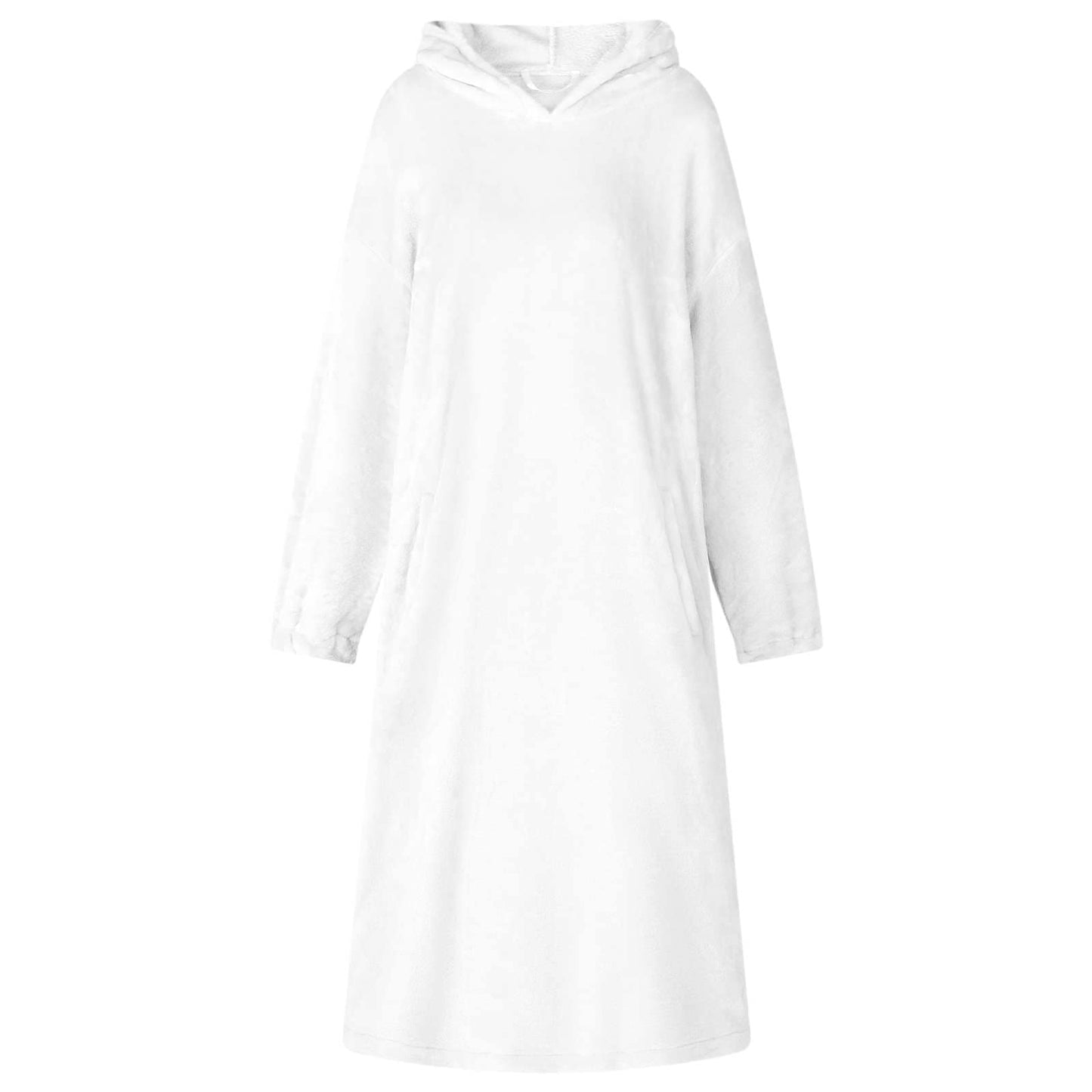 JUNG Vida Decken-Hoodie Weiß L Flanell