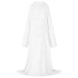 JUNG Vida Decken-Hoodie Weiß F Flanell