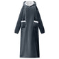 JUNG Vida Decken-Hoodie Marineblau 150 x 87 cm Fleece und Flanell