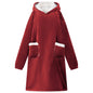 JUNG Vida Decken-Hoodie Bordeauxrot S Fleece und Flanell
