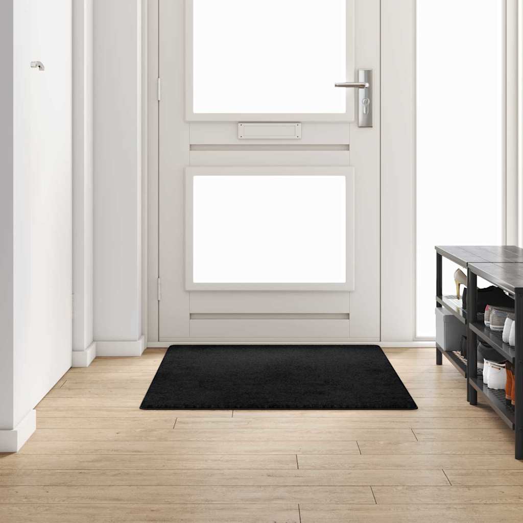 JUNG Vida Teppichläufer Schwarz 100 x 150 cm 100% Polypropylen Tuft