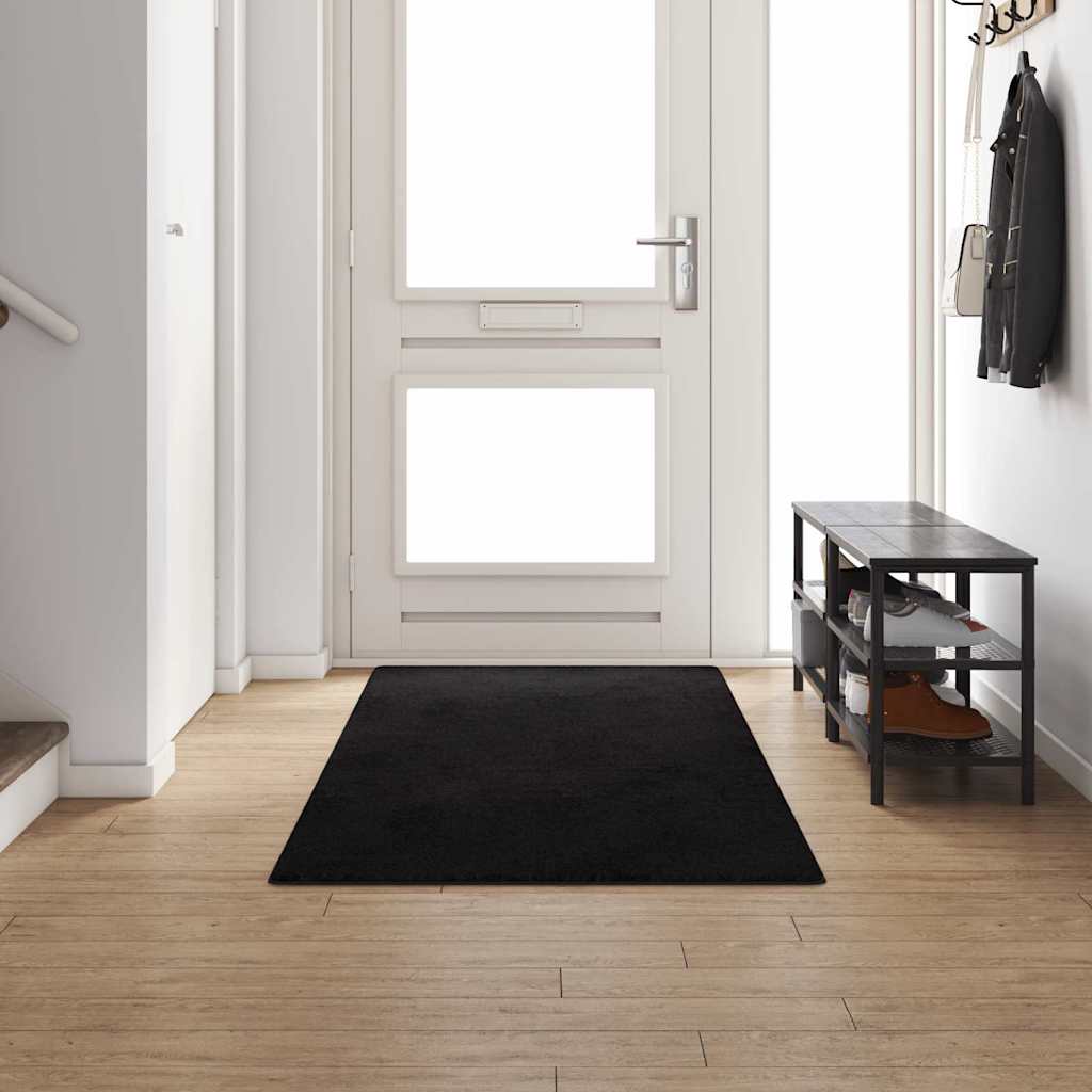 JUNG Vida Teppichläufer Schwarz 100 x 300 cm 100% Polypropylen Tuft