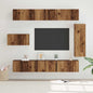JUNG Vida TV-Schrankset Wandmontiert 8 pcs Altholz Holzwerkstoff