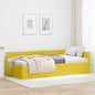JUNG Vida Eckbettgestell Gelb 90 cm x 190 cm Polyester und Sperrholz