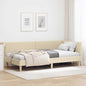JUNG Vida Eckbettgestell Creme 100 cm x 200 cm Stoff und Sperrholz