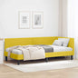 JUNG Vida Eckbettgestell Gelb 90 cm x 200 cm Polyester und Sperrholz