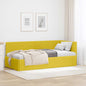 JUNG Vida Eckbettgestell mit Kopfteil Gelb 90 cm x 190 cm Samt