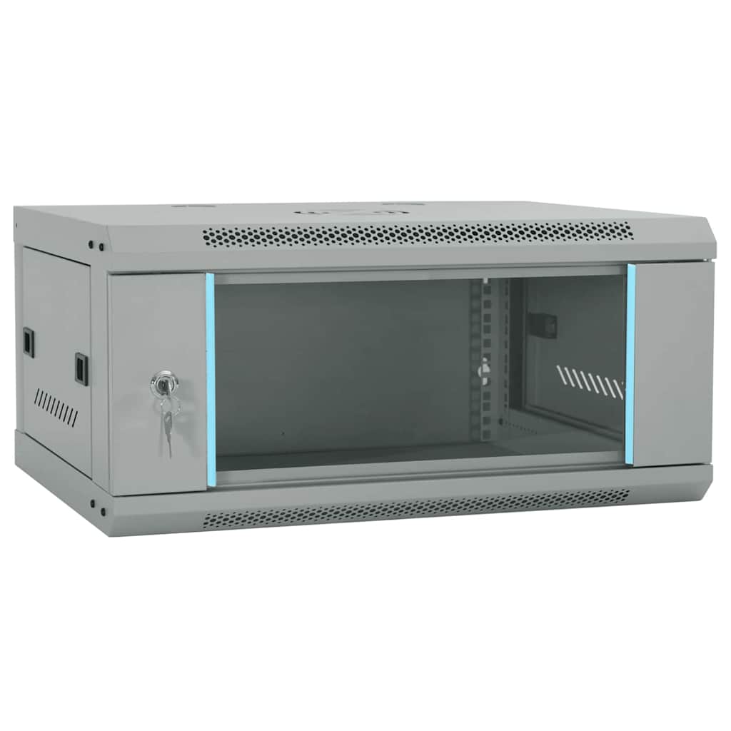 JUNG Vida Netzwerkschrank mit Speicher Grau 60 x 45 x 28 cm Stahl