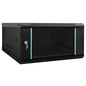 JUNG Vida Netzwerkschrank mit Speicher Schwarz 60 x 60 x 35 cm Stahl