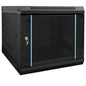 JUNG Vida Netzwerkschrank mit Speicher Schwarz 53 x 60 x 45 cm Stahl
