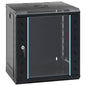 JUNG Vida Netzwerkschrank mit Speicher Schwarz 53 x 45 x 60 cm Stahl