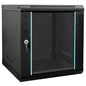 JUNG Vida Netzwerkschrank mit Speicher Schwarz 53 x 60 x 60 cm Stahl