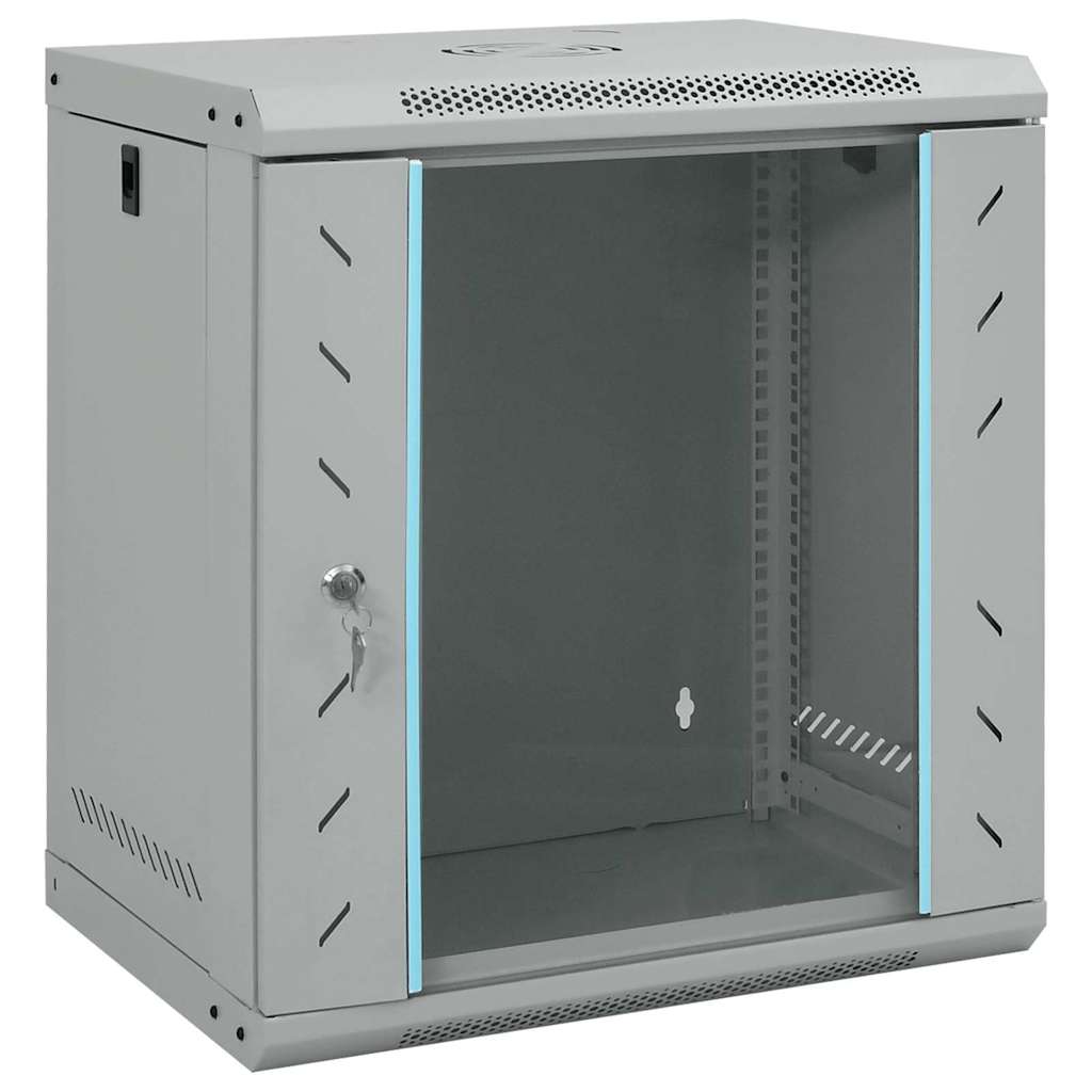 JUNG Vida Netzwerkschrank mit Speicher Grau 53 x 45 x 60 cm Stahl