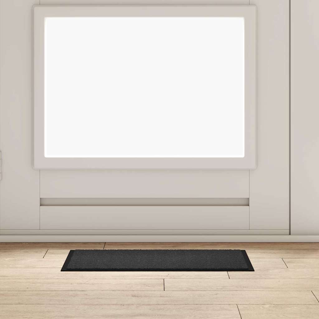 JUNG Vida Fußmatte Anthrazit 60 x 40 x 1,2 cm Teddystoff