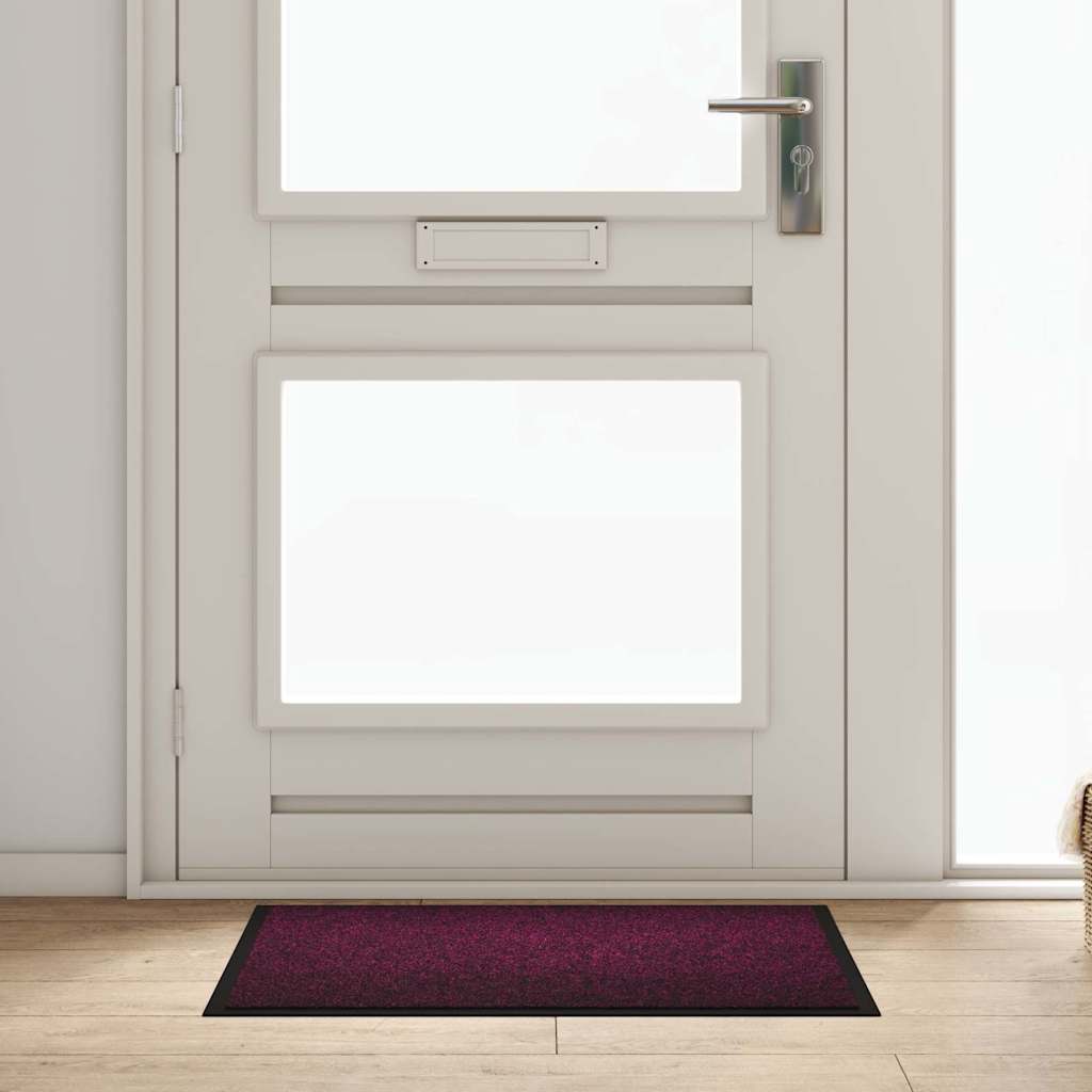 JUNG Vida Fußmatte Bordeaux 80 x 60 x 1,2 cm Teddystoff