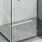 JUNG Vida Duschablauf 2-in-1 mit 360° Siphon Silber 70 cm Edelstahl 304