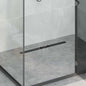 JUNG Vida Duschabfluss mit Glasabdeckung Schwarz 80 cm Edelstahl 304