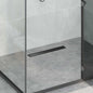 JUNG Vida Duschablauf 2-in-1 mit 360° Siphon Schwarz 50 cm Edelstahl 304