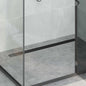 JUNG Vida Duschablauf 2-in-1 mit 360° Siphon Schwarz 100 cm Edelstahl 304
