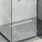 JUNG Vida Duschabfluss mit Liniendesign Silber 80 cm Edelstahl 304