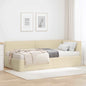 JUNG Vida Eckbettgestell mit Matratze mit Kopfteil 2 pcs Creme Samt