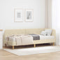 JUNG Vida Eckbettgestell mit Matratze Creme 80 x 200 cm Stoff