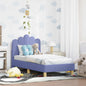 JUNG Vida Kinderbettgestell mit Kopfteil Jeans blau 70 x 140 cm Stoff