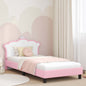 JUNG Vida Kinderbettgestell mit Kopfteil mit Kopfteil Rosa 90 x 200 cm PU