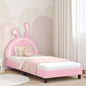 JUNG Vida Kinderbettgestell mit Kopfteil mit Kopfteil Rosa 90 x 200 cm PU