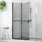 JUNG Vida Walk-In Duschwand Schwarz 90 x 6.5 x 190 cm