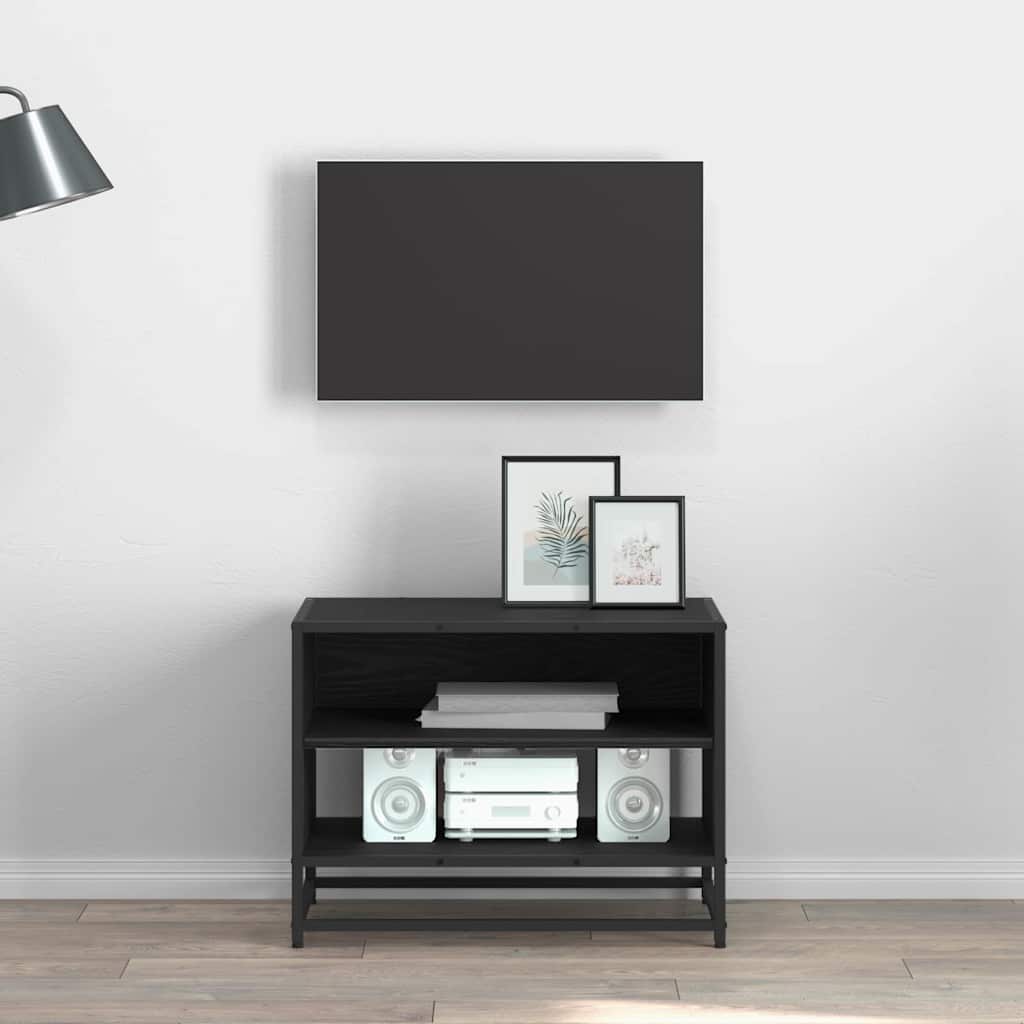 JUNG Vida TV-Einheiten Schwarz Eichen-Optik 61 x 40 x 46 cm Holzwerkstoff