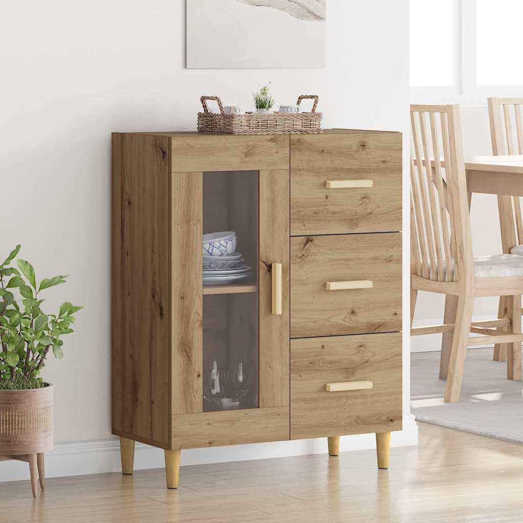JUNG Vida Sideboard Artisan-Eiche 69,5 x 34 x 90 cm Holzwerkstoff