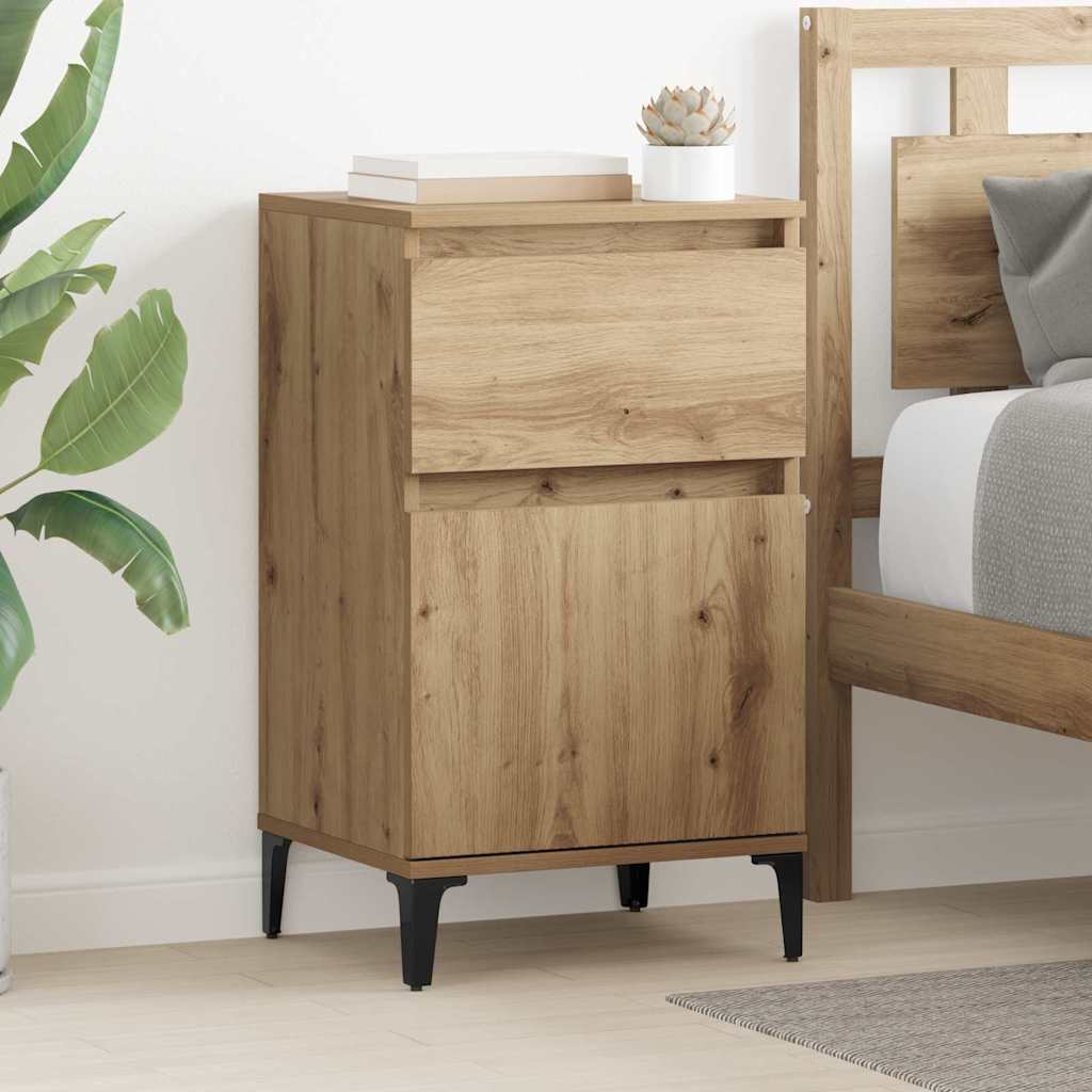 JUNG Vida Nachttisch 2 pcs Artisan-Eiche 40 x 35 x 70 cm Holzwerkstoff
