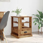 JUNG Vida Nachttisch mit Schubladen Altholz 50 x 50 x 60 cm Holzwerkstoff