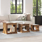 JUNG Vida Couchtisch 3 pcs Altholz Holzwerkstoff