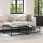 JUNG Vida Couchtisch 2 pcs Schwarz Eichen-Optik Holzwerkstoff
